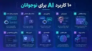 ۱۰ کاربرد هوش مصنوعی برای نوجوانان